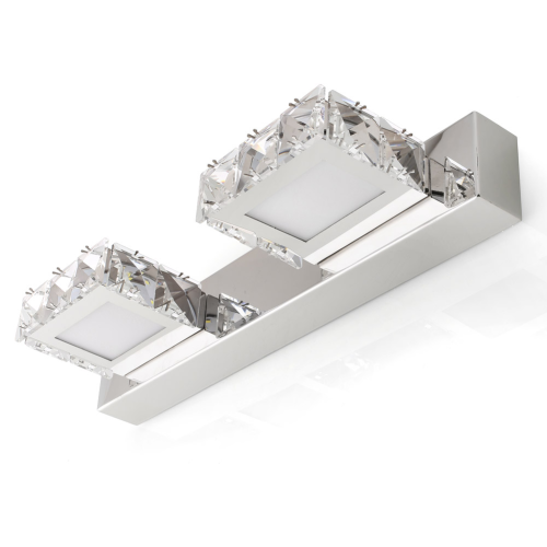 Kinkiet kryształowy 30cm kwadrat KK03